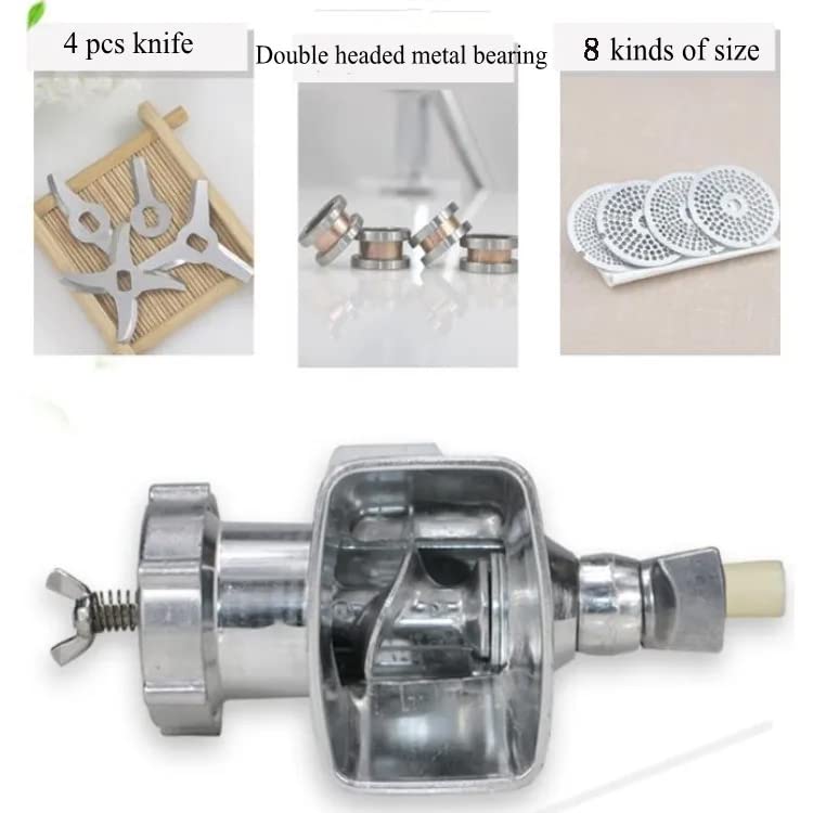  JOSBY Feed Pellet Machine, Pet Food Pellet Manual Feed Machine With Pellet Plates, Birds Fish Bait Granulator Pelleter For Making Cat Dog Bird Fish Feed