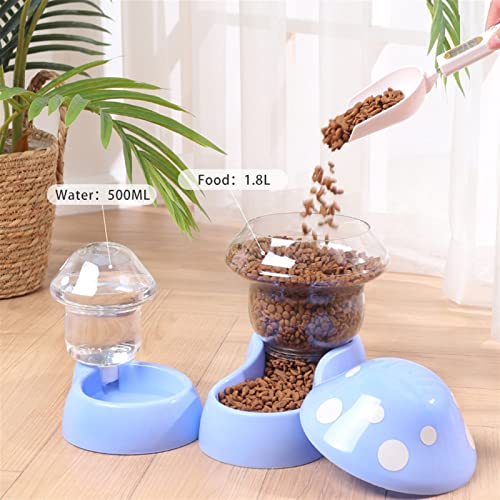  AYENCI Cat Automatic Water, Pet Dog Bowl Automatic Water Feeder 1.8L Pet Food Bowl Drinking Bottle Cat Puppy Bowl Dog Feeding Bowl (Color : Water-Blue)