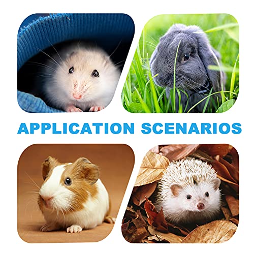  Iplusmile 6 Pcs Sky-blue Rat Hanging Green Bottles Light Bunny Base Hut Cage Chinchilla Ml Mice Food Feeder Rabbit Nozzle Little Auto Hamster Crate Ferret Puppy Hamsters Proof Pigs