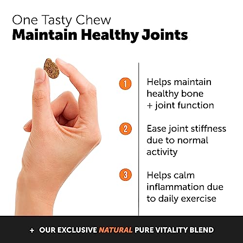  PetHonesty Hip & Joint Health - Dog Joint Supplement Support For Dogs With Glucosamine Chondroitin, MSM, Turmeric - Glucosamine For Dogs Soft Chews - Advanced Pet Joint Support And Mobility - (90 Ct)