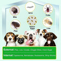  Flea & Tick Prevention For Dogs Chewable, Natural Flea And Tick Supplement For Dogs, 150 Flea And Tick Chews For Dogs, Oral Flea Pills For All Breeds And Ages Dogs