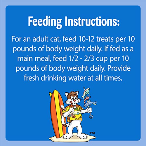  TEMPTATIONS MixUps Crunchy And Soft Cat Treats, Surfer's Delight Flavor, 30 Oz. Tub