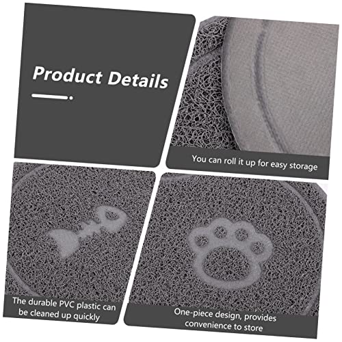  BCOATH Silica Cat Litter 2 Pcs Cat Litter Mat Dog Treat Toy Toys Cat Scratching Toy Pets Pads Dog Water Cushion Nonslip Dish Pads Cat Mat Cat Feeding Pad Claw Grinding Mat Food Food Toy
