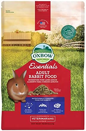  Oxbow Essentials Young Rabbit Food - All Natural Rabbit Pellets - 10 Lb.
