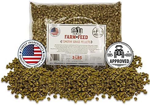 FAMILY FARM AND FEED | Alfalfa Hay Food | Small Pet | Young And Adult | Pellets | 5 Pounds
