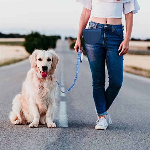  ULTECHNOVO 2pcsbags Training Storage With Pockets Bait Dog Outdoor Travel Bag: Camping Clip Carrier Treat Silicone Puppy Food Pouches Containers For Bag Portable Reward Supplies