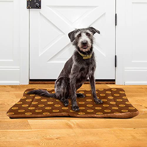  Food Pizza Dog Bed Cat Bed Soft Comfortable Pet Bed Non-Slip Calming Kennel Pad For Small Medium Large Dogs Cats 2116512