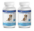  Dog Allergy Relief - Allergy And Itch Relief For All Dogs - Any Size - With Turmeric And QUERCETIN - Immune Boost - Dog Turmeric Supplement - 2 Bottles (150 Tablets)