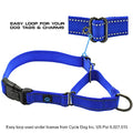  Max And Neo Nylon Martingale Collar - We Donate A Collar To A Dog Rescue For Every Collar Sold (Medium, Teal)