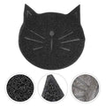  Mipcase Portable Litter Box 2pcs Door Mat Mat, Bathroom, Pads And Debris Mesh, Rubbing Rabbits Cat, Mesh Proof Feeding Catcher Dog Pad Inches Cats Anti-slip Non-slip Cages, Easy Large Cat Litter Mat