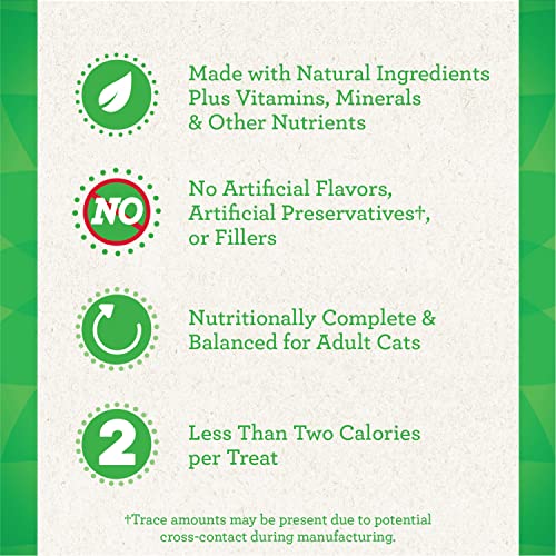  FELINE GREENIES SMARTBITES HEALTHY INDOOR Natural Treats For Cats, Tuna Flavor, 16 Oz. Tub
