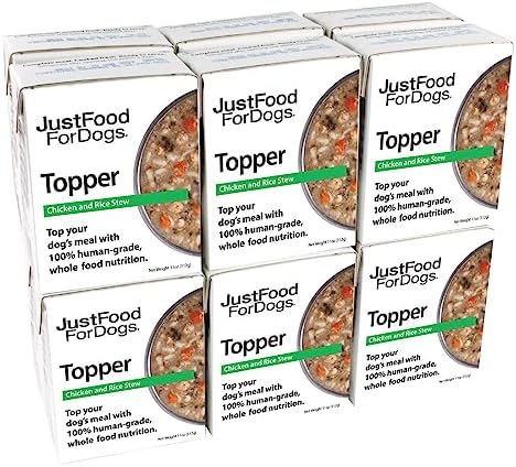  JustFoodForDogs Dog Food Toppers - Beef & Russet Potato Stew, 12 Pack (11 Oz), Wet Dog Food Toppers With Human Grade, Grain Free And Whole-Food Ingredients For Small And Large Pets