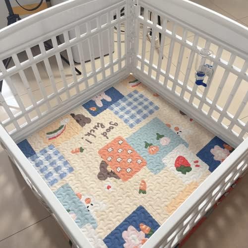  36" Wide Hexagonal Dog Pen Urine Pad Dog Urine Pad Puppy Pad, [PLAYPEN Not Included!] Reusable Whelping Playpen Crate Reusable Washable Pet Mattress Pads Pet Training Pads For Playpen, Crate, Kennel