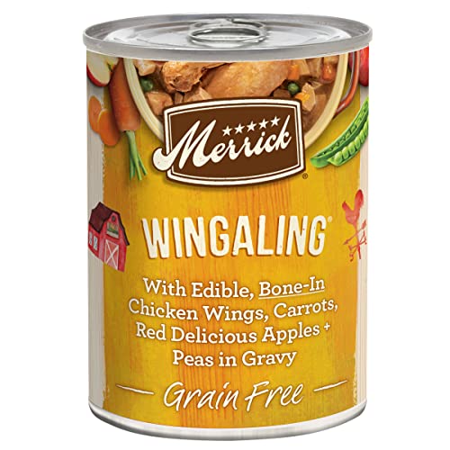  Merrick Grain Free Wet Dog Food Wingaling - (12) 12.7 Oz. Cans (Adult Favorites)