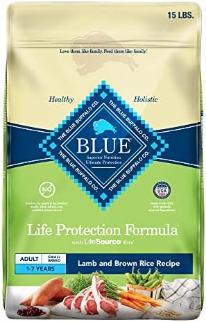  Blue Buffalo Life Protection Formula Natural Adult Small Breed Dry Dog Food, Chicken And Brown Rice 5-lb Trial Size Bag