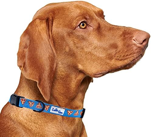  CUTIE TIES Dog Collar Breakfast Club – Durable Nylon Material - Premium Quality Collars For Dogs - Cute Dog Collars In Three Sizes (Breakfast Club, Medium (13" - 20"))