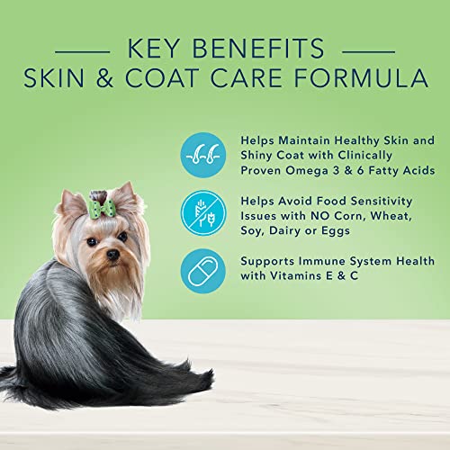  Blue Buffalo True Solutions Perfect Skin & Coat Natural Adult Dry Dog Food, Salmon 4-lb