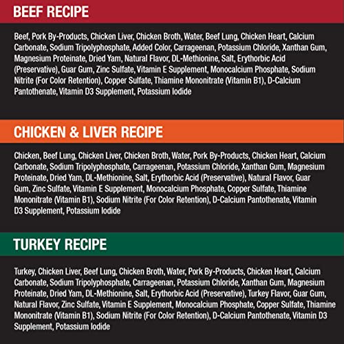  CESAR Wet Dog Food Classic Loaf In Sauce Grilled Chicken, Filet Mignon, Porterhouse Steak, Beef, Chicken & Liver And Turkey Variety Pack (36) 3.5 Oz. Easy Peel Trays
