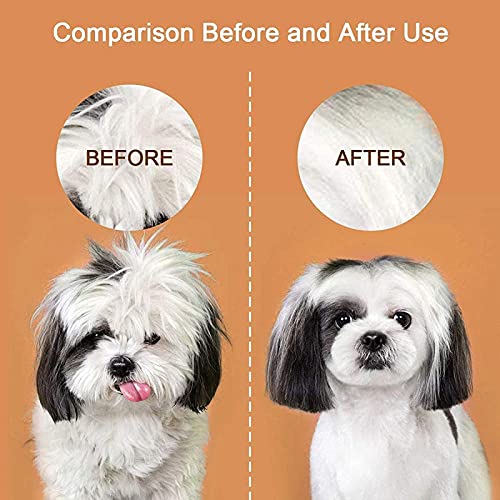  3-in-1 Undercoat Brush For Dogs, Undercoat And Hair Removal Brush, Animal Hair Remover Roller, Suitable For All Hairy Pets Large Dogs, Cats (Pink) (Color : Pink)
