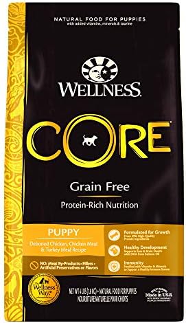  Wellness CORE Natural Grain Free Dry Dog Food, Puppy, 26-Pound Bag