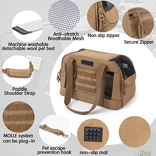  VEAGIA Cat Carrier,Pet Carrier,Cat Carriers For Medium Cats Under 25,Soft Puppy Travel Bag Carriers For Small Dogs Airline Approved