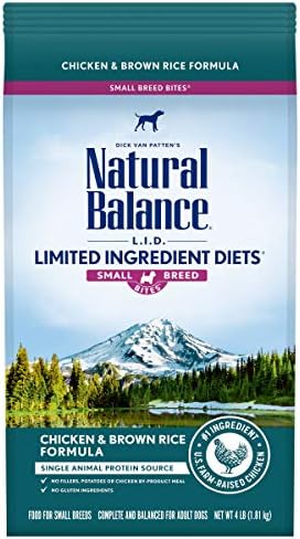  Natural Balance Limited Ingredient Small-Breed Adult Dry Dog Food With Healthy Grains, Lamb & Brown Rice Recipe, 12 Pound (Pack Of 1)