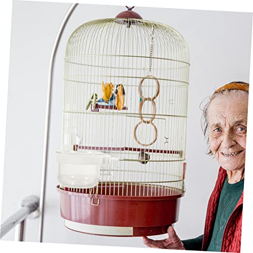  25 Pcs Parrot Feeding Box Hamster Accessories Chicken Accessories Bunny Feeder Dog Crate Bowl Bird Bowls For Cage Bird Food Container Bird Water Bowl Bird Accessory Parrot Feeder