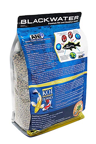  Blackwater Premium Koi And Goldfish Foods Max Growth Diet 5lb, Medium Pellet