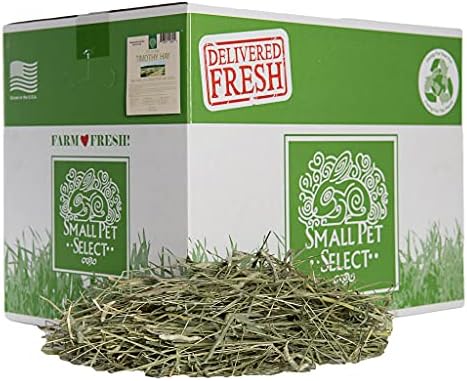  Small Pet Select 1st Cut Timothy Hay Pet Food For Rabbits, Guinea Pigs, And Other Small Animals, Easy To Store Box, 20 LB
