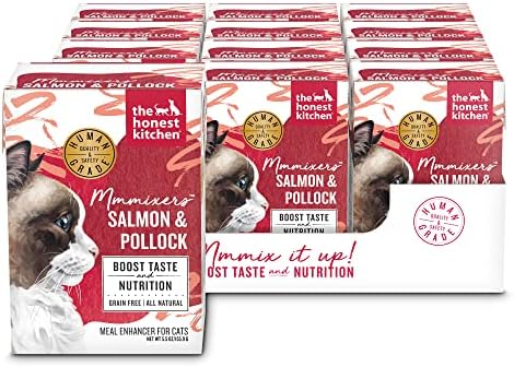  The Honest Kitchen Mmmixers - Chicken & Duck Cat Food Topper, 5.5 Oz (Pack Of 12)