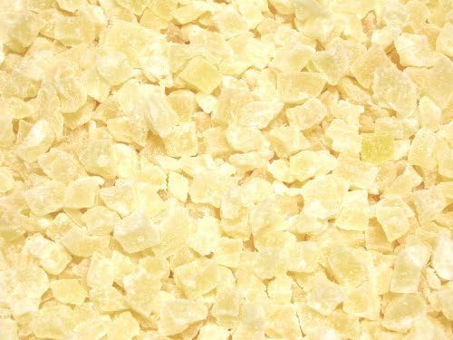  Dried Diced Pineapple, Low Sugar No Sulfur (Unsulfured Natural Dices, No SO2) (1.5 Pounds)