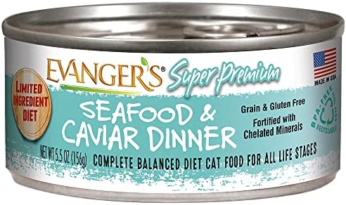  Evanger's Super Premium Duck Dinner For Cats, 24 X 5.5 Oz Cans