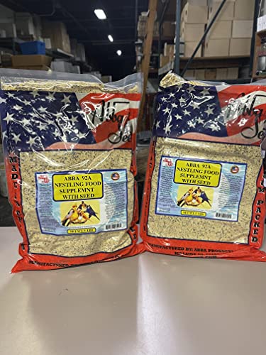  2 X 5LBS Of ABBA 92A Nestling Food With Seeds