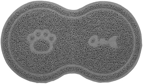  Ipetboom Cat Litter Box Floor Rose Clean With Trapper Easy Placemat Multi- Mats For Puppy Food Grey Inches Mat Dog Scatter And Anti- Dish Kitten Pet Mesh Control Litter Pad Non- Cat Litter Mat