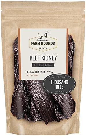  Farm Hounds Dehydrated Beef Lung For Dogs, 100% Natural, Humane Dried Beef Lung Treats For Dogs, Regenerative Agriculture Dog Training Treats & Food From Local Farms For All Dog Breeds & Sizes