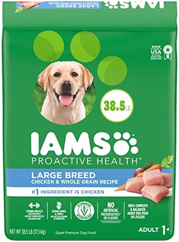  IAMS Large Breed Adult Dry Dog Food Lamb & Rice Recipe, 15 Lb. Bag