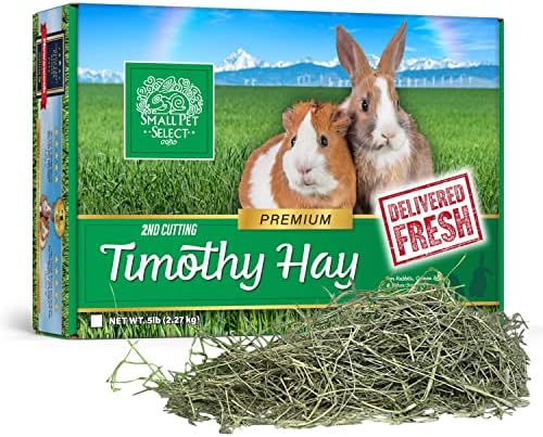 Small Pet Select 2nd Cutting Perfect Blend Timothy Hay Pet Food For Rabbits, Guinea Pigs, Chinchillas And Other Small Animals, Premium Natural Hay Grown In The US, 10 LB