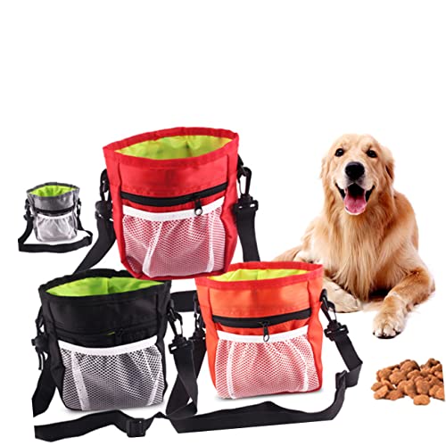  Mipcase Pet Treat Pouch 3 Pcs Pet Treat Pouch Dog Food Treat Pouch Pet Snack Bag Pet Snack Pouch Food Bag Fold Pet Snack Bag