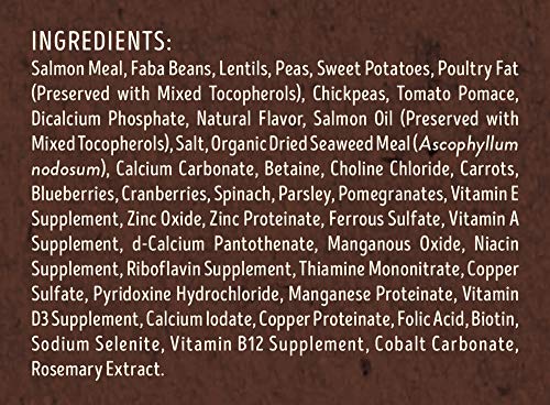  Supreme Source Grain Free Dry Dog Food, Salmon & Sweet Potato Recipe, 5 Pound Bag