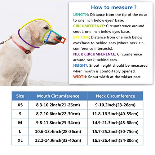  Lepark Nylon Mesh Dog Muzzle With Overhead Strap For Small,Medium And Large Dogs,Anti Biting, Barking And Chewing,Ajustable And Breathable(S,Black)