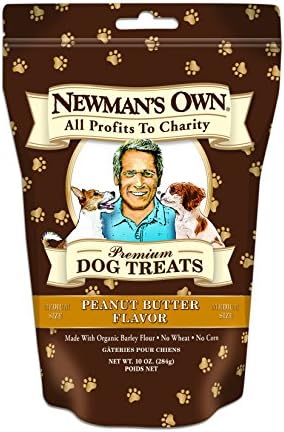  Newman'S Own Dog Biscuits, Peanut Butter Formula - Medium, 10-Oz. (Pack Of 6)