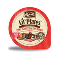  Merrick Lil' Plates Grain Free Small Dog Food, Teeny Texas Steak Tips Dinner Recipe, Wet Dog Food - (12) 3.5 Oz. Tubs