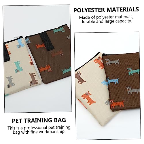  Mipcase Dog Treat Training Pouch 2pcs Dog Training Fanny Pack Dog Treat Training Pouch Fabric (Polyester) Pet Food Bag Outdoor Pet Training Treat Pouch Dog Food Dog Treat Bag Pet Snack Bag