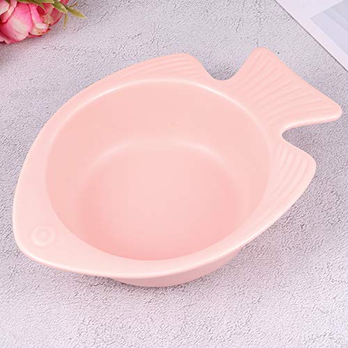  POPETPOP Ceramic Cat Bowls Pet Feeding Bowl - Raised Cat Food Bowl Ceramic Cat Bowl Elevated Pet Feeding Bowl For Dogs Cats Cat Bowls