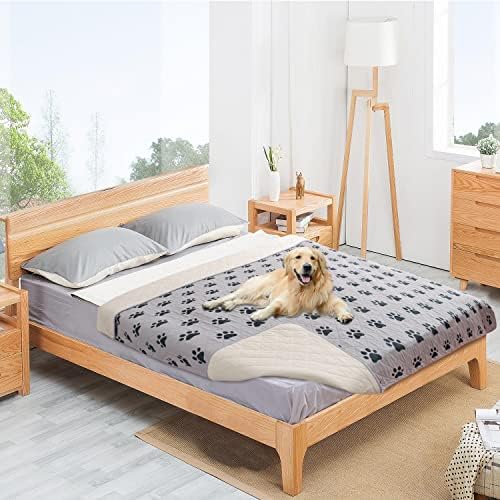  SPXTEX Dog Crate Pads Dog Pee Pads Rugs Washable Dog Pads, Non Slip Puppy Pee Pads For Small Dogs, Waterproof Pet Pad Rug, Dog Whelping Training Pads For Dogs, 1 Piece, 82" Round
