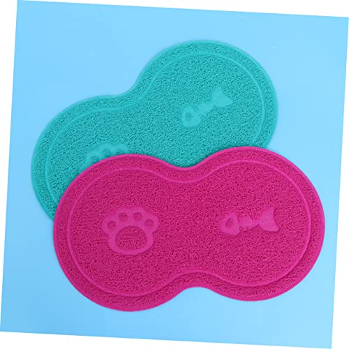  Ipetboom Cat Litter Box Floor Rose Clean With Trapper Easy Placemat Multi- Mats For Puppy Food Grey Inches Mat Dog Scatter And Anti- Dish Kitten Pet Mesh Control Litter Pad Non- Cat Litter Mat
