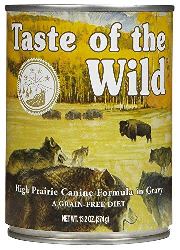  Taste Of The Wild Grain-Free Canned Dog Food Variety Pack - Wetlands, Pacific Stream, High Prairie, And Sierra Mountain Pack Of 12, 13.2 Ounce Cans By Taste Of The Wild