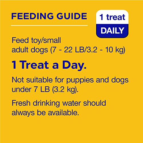  PEDIGREE DENTASTIX Dental Dog Treats For Toy/Small Dogs Fresh Flavor Dental Bones, 1.54 Lb. Value Pack (102 Treats)