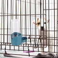  2pcs Automatic Guinea Bunny Supplies Animal Bowl Hanging Gravity Dogs Hedgehog Bottle Chinchilla Pet Ferret Dog Pets Cats Rabbit Hamster Suspended Food Water Small Cat Cage