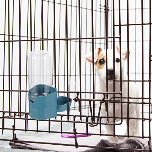 2pcs Automatic Guinea Bunny Supplies Animal Bowl Hanging Gravity Dogs Hedgehog Bottle Chinchilla Pet Ferret Dog Pets Cats Rabbit Hamster Suspended Food Water Small Cat Cage